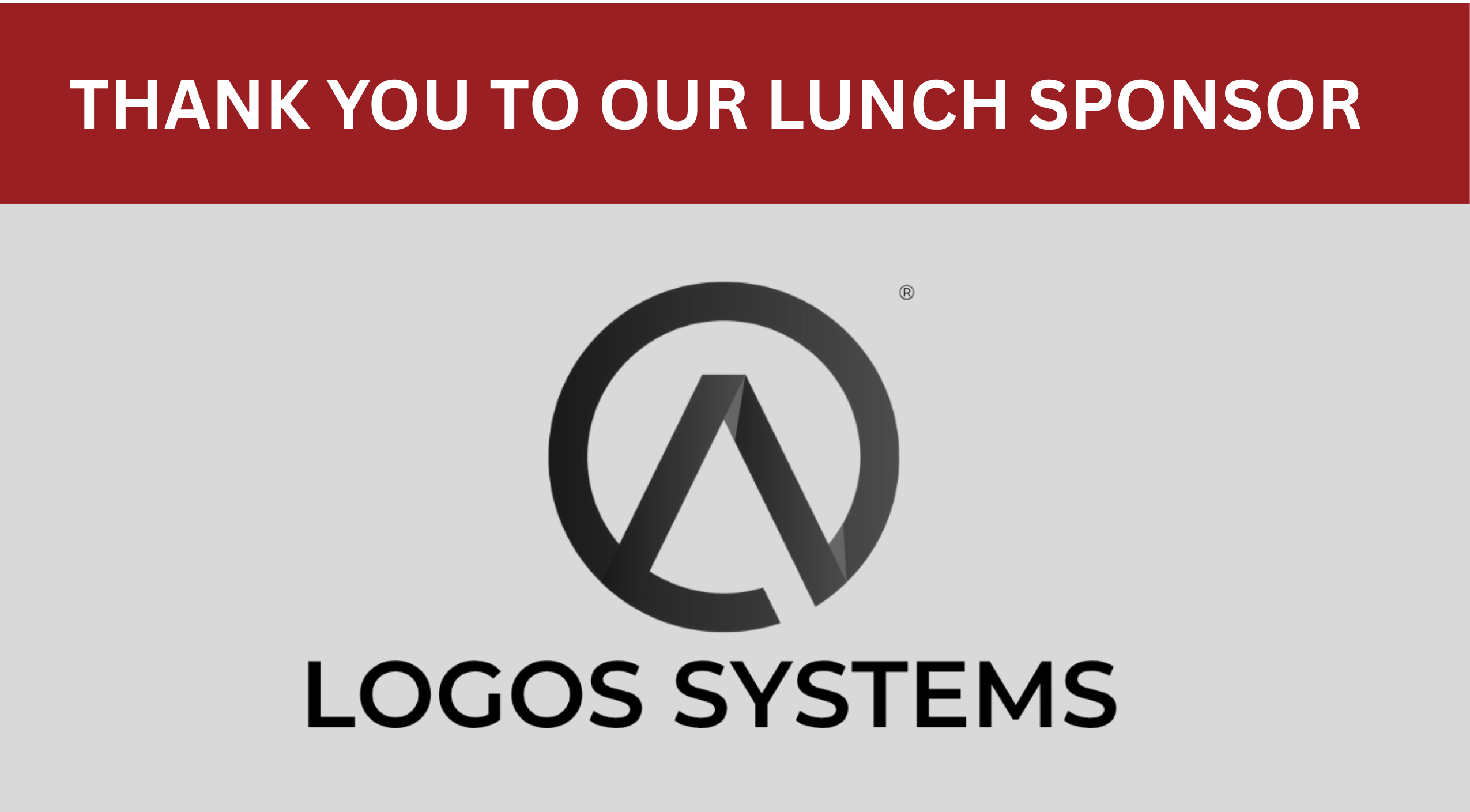 Logos Systems Lunch Sponsor